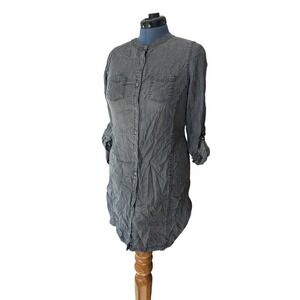 Prana Gray Button Down Shirt